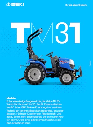 Komunální traktory Iseki TM 3185
