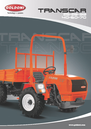 Komunální traktory Goldoni Transcar 25 RS