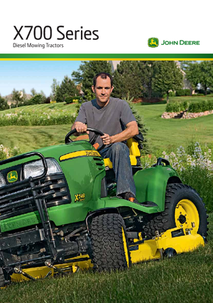 Komunální traktory John Deere X 740