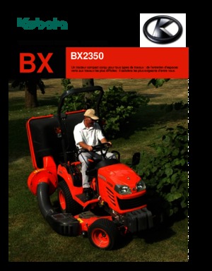 Komunální traktory Kubota BX2350 D