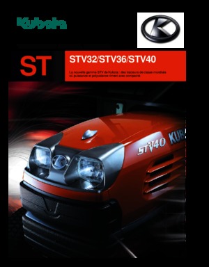 Komunální traktory Kubota STV 32