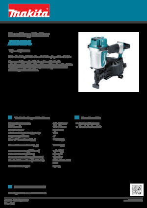 Hřebíkovačky a Sponkovačky Makita AN454