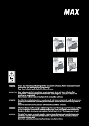 Hřebíkovačky a Sponkovačky MAX USA CORP. CN55