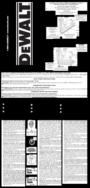 Hřebíkovačky a Sponkovačky DEWALT D51257K