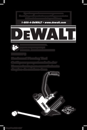 Hřebíkovačky a Sponkovačky DEWALT DWMIIIFS