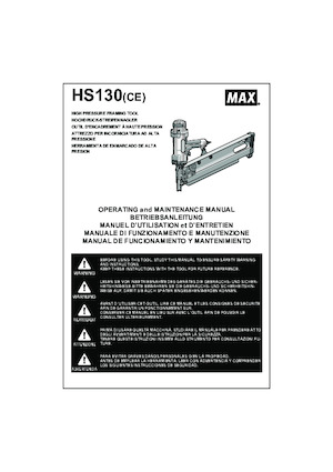 Hřebíkovačky a Sponkovačky MAX USA CORP. HS130
