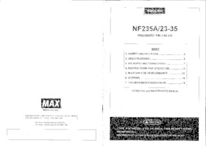 Hřebíkovačky a Sponkovačky MAX USA CORP. NF235A/23-35