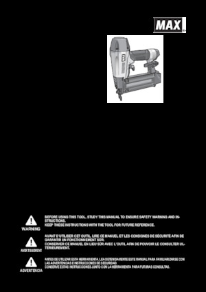 Hřebíkovačky a Sponkovačky MAX USA CORP. NF255FA/18