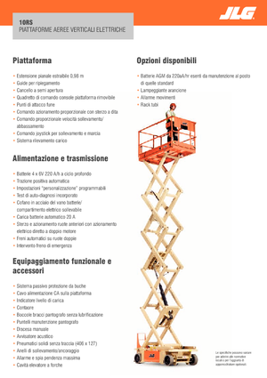 Kolové nůžkové plošiny JLG 10RS