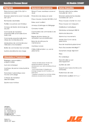 Kolové nůžkové plošiny JLG 3394RT