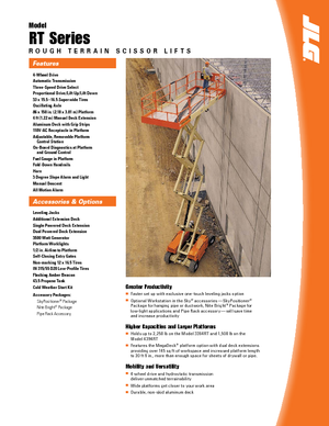 Kolové nůžkové plošiny JLG 3394RT