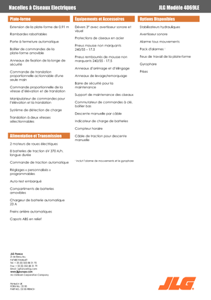 Kolové nůžkové plošiny JLG 4069LE