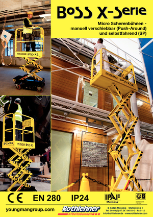 Kolové nůžkové plošiny Youngman BoSS X3 X