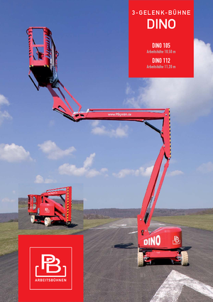 Kolové kloubové pracovní plošiny PB Dino 112