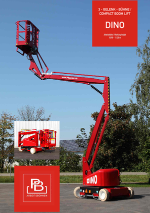 Kolové kloubové pracovní plošiny PB DINO 112 II