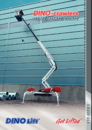 Pásové kloubové pracovní plošiny Dino Lift Dino 165 XTC
