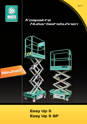 Kolové nůžkové plošiny Iteco Easy Up 5