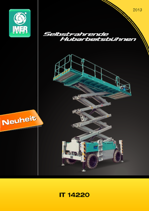 Kolové nůžkové plošiny Iteco IT 14220 D