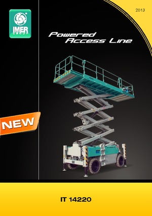 Kolové nůžkové plošiny Iteco IT 14220 D