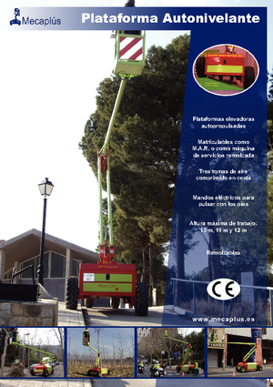 Kolové kloubové pracovní plošiny Mecaplús MTP 12