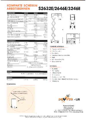 Kolové nůžkové plošiny Snorkel S 2646