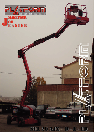 Kolové kloubové pracovní plošiny Basket SEL 20 AJX