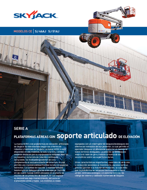 Kolové kloubové pracovní plošiny Skyjack SJ 51 AJ