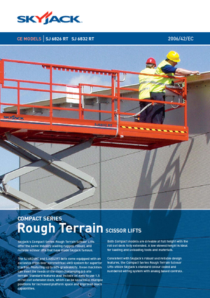 Kolové nůžkové plošiny Skyjack SJ 6832 RT