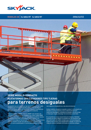 Kolové nůžkové plošiny Skyjack SJ 6832 RT