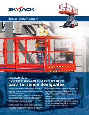 Kolové nůžkové plošiny Skyjack SJ 6832 RT