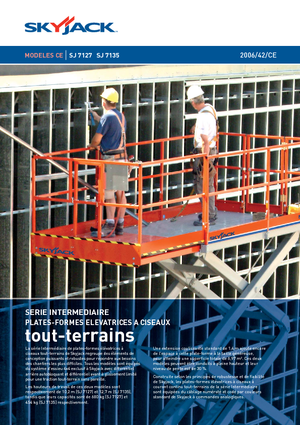 Kolové nůžkové plošiny Skyjack SJ 7127