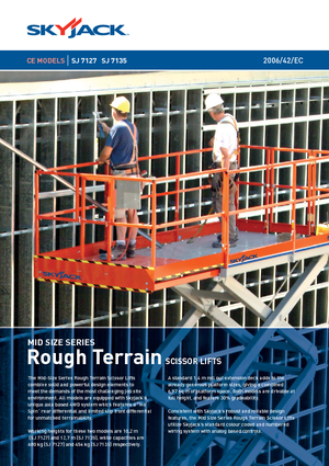 Kolové nůžkové plošiny Skyjack SJ 7127