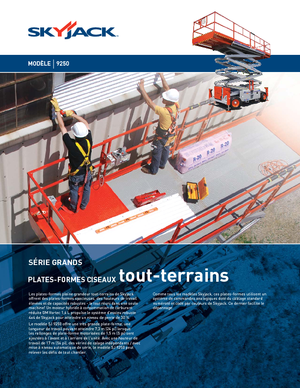 Kolové nůžkové plošiny Skyjack SJ 9250