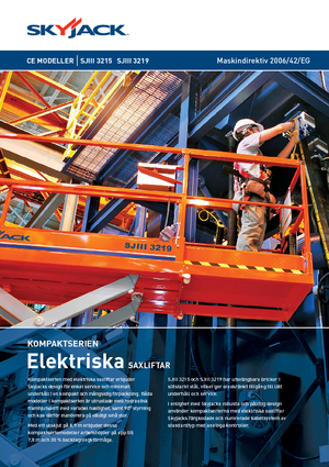 Kolové nůžkové plošiny Skyjack SJ III 3219