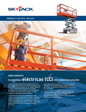 Kolové nůžkové plošiny Skyjack SJ III 3219