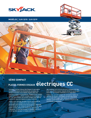 Kolové nůžkové plošiny Skyjack SJ III 3219