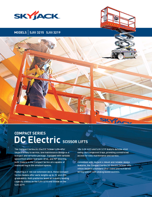 Kolové nůžkové plošiny Skyjack SJ III 3219