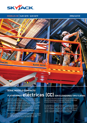 Kolové nůžkové plošiny Skyjack SJ III 3219