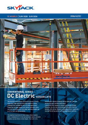 Kolové nůžkové plošiny Skyjack SJ III 3226 M