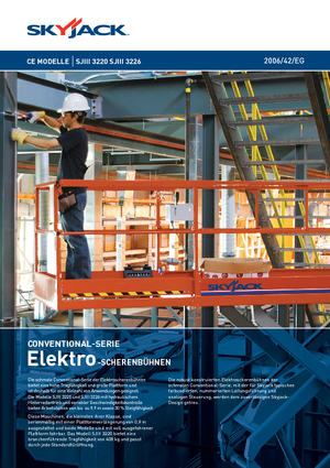 Kolové nůžkové plošiny Skyjack SJ III 3226 M