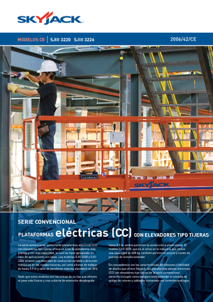 Kolové nůžkové plošiny Skyjack SJ III 3226 M