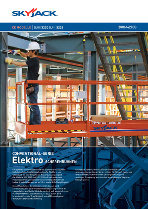 Kolové nůžkové plošiny Skyjack SJ III 3226 M