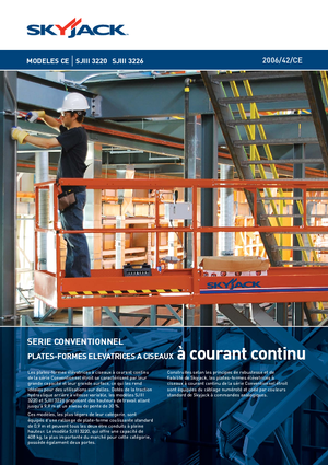 Kolové nůžkové plošiny Skyjack SJ III 3220