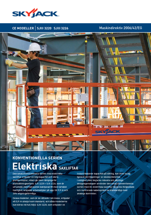 Kolové nůžkové plošiny Skyjack SJ III 3220