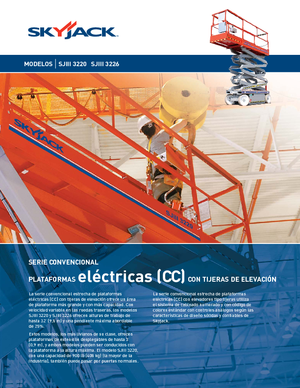 Kolové nůžkové plošiny Skyjack SJ III 3220