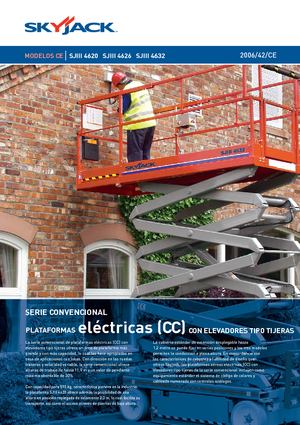 Kolové nůžkové plošiny Skyjack SJ III 4626