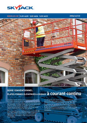 Kolové nůžkové plošiny Skyjack SJ III 4626