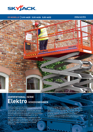 Kolové nůžkové plošiny Skyjack SJ III 4626