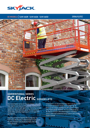 Kolové nůžkové plošiny Skyjack SJ III 4626