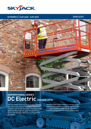 Kolové nůžkové plošiny Skyjack SJ III 4632